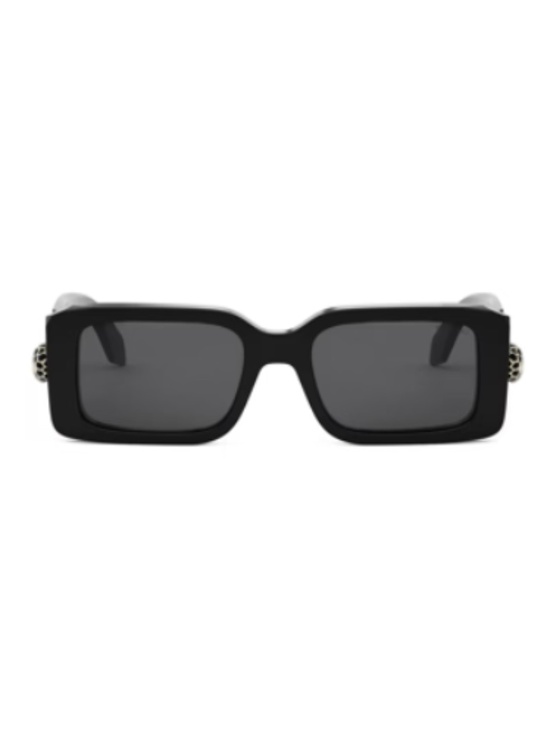Bvlgari BV40044U 01A 56 Black with Black Lenses Sunglasses Bulgari